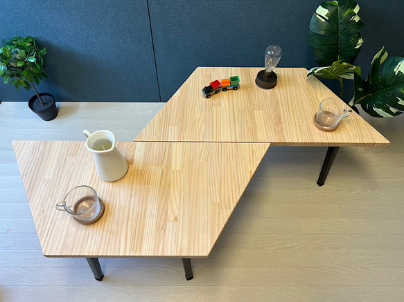 【送料無料】 ローテーブル 6角形 90cm 2分割 パイン 折りたたみ脚 HOV1764752690(13650円)