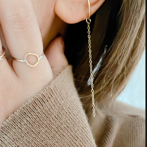 14kgf Circle ring(PG)サークルリング (ピンクゴールド) 指輪