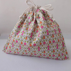 リバティ　ミニきんちゃく&ミニポーチ 8fb4db4bfa7b0db5b198149331f679