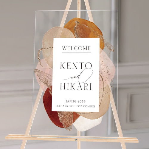 最短翌日発送！アクリル ウェルカムボード 結婚式 ウェディング