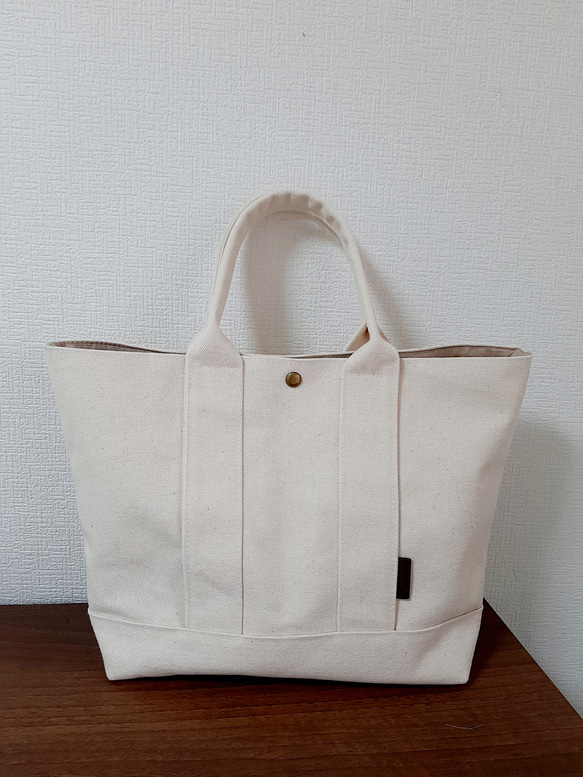 オーダーメイドトートバッグ　専用 オーダーメイド】A4サイズ対応 8号帆布生成 トートバッグ M