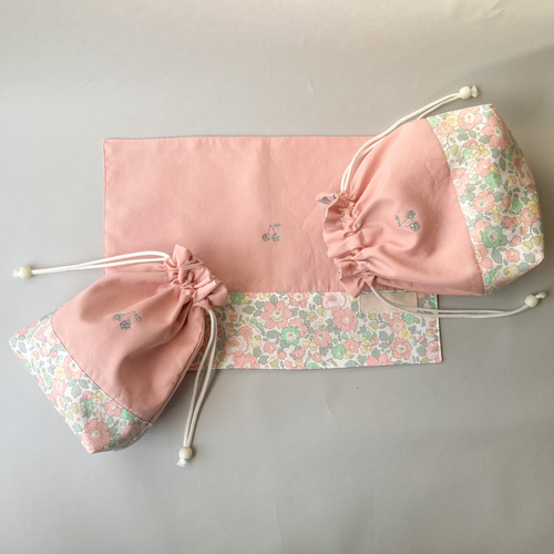 リバティお弁当袋コップ入れランチクロスランチョンマットセット