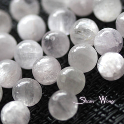 キャッツアイクンツァイト ラウンド約6.7～6.9mm☆4粒✿天然石 天然石