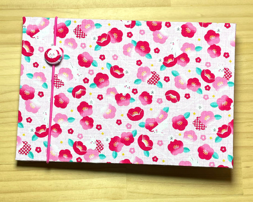 御朱印ホルダー】（大）見開き60枚 バンド付 切り絵御朱印収納ホルダー