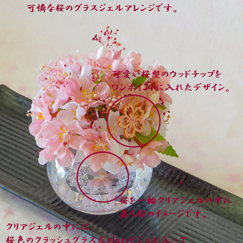 桜・桜色の灯り ～あかり桜 ～ 春を楽しむ・透明感＆花を楽しむ癒され