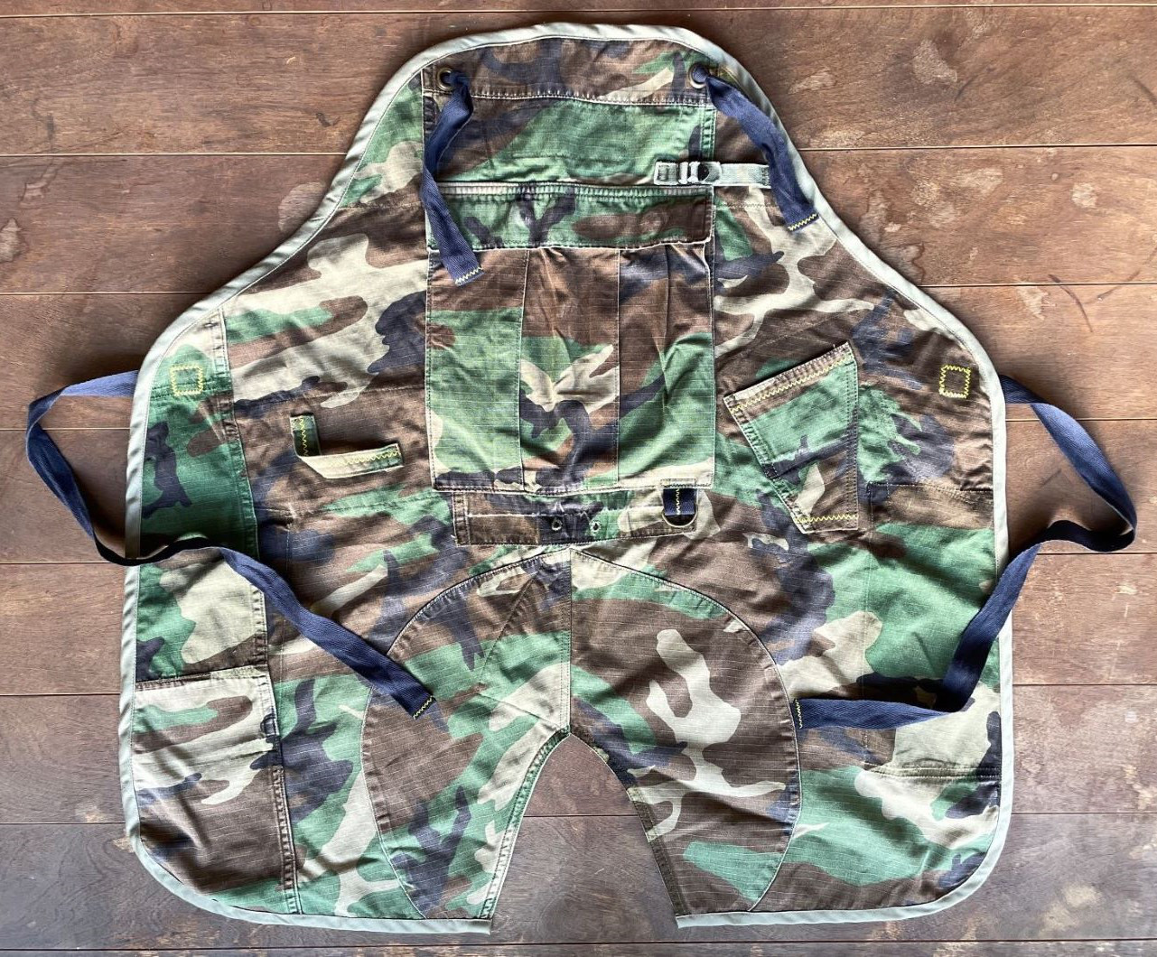 niwa no mi アップサイクル ワークエプロン リメイク 古着