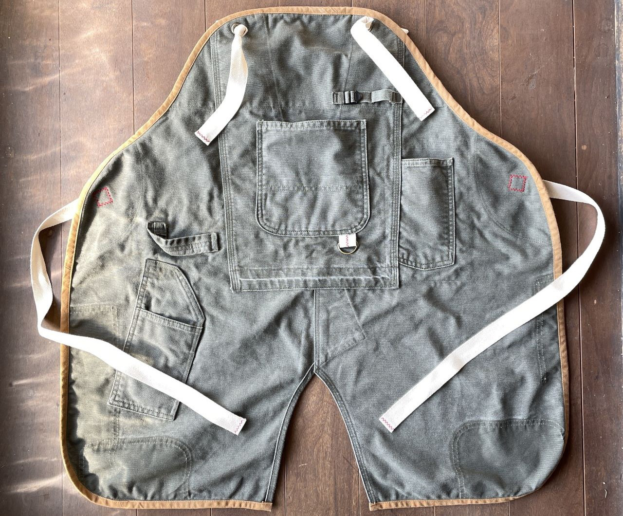 niwa no mi アップサイクルエプロン ワークエプロン リメイク 古着