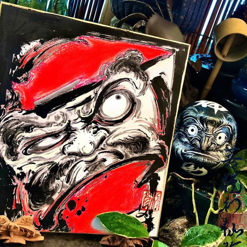 達磨絵お描きします イラスト JiNTAi/アート工房 通販 15318460