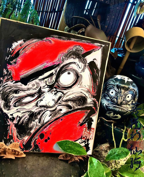 達磨絵お描きします イラスト JiNTAi/アート工房 通販 15318460