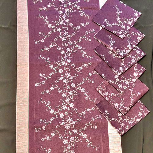 帯リメイク、テーブルランナー&コースター その他インテリア雑貨