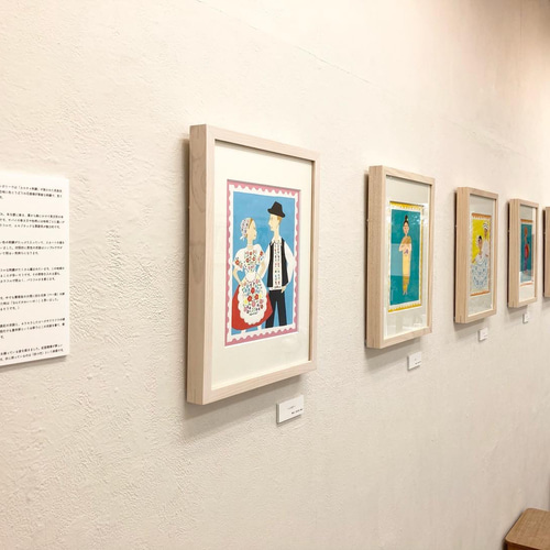 ポーランド購入 ミニ絵画 4枚 ポーランド購入 ミニ絵画 4枚 ポーランド購入 ミニ絵画 4枚