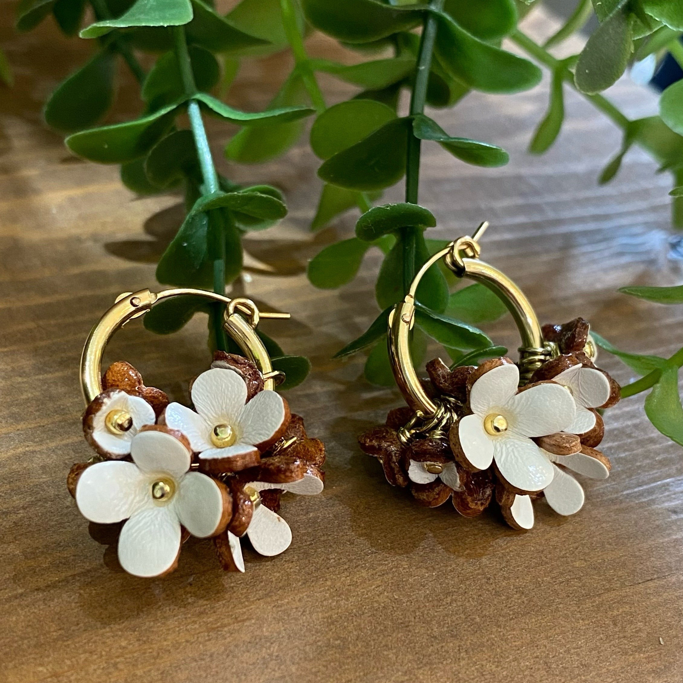 【新商品】スウィング14kgfフープピアス20mm（ホワイト）