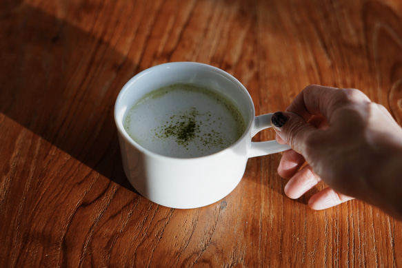 煎茶ラテセット（黒茶筅 + ラテ用粉末煎茶） 2枚目の画像