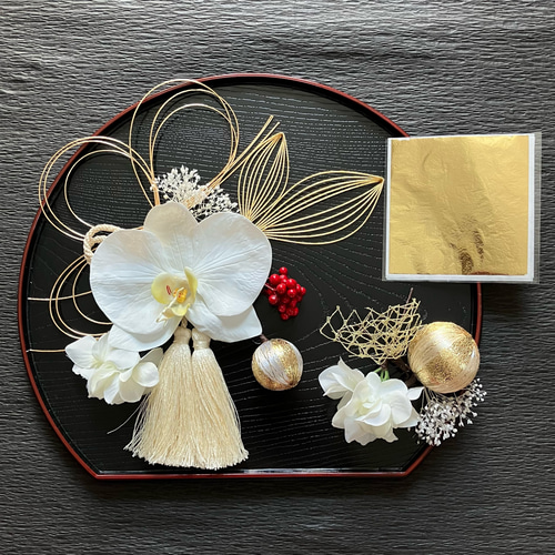 本物みたい 凛と華やぐ 高級胡蝶蘭 選べるタッセル 結婚式 前撮り 成人