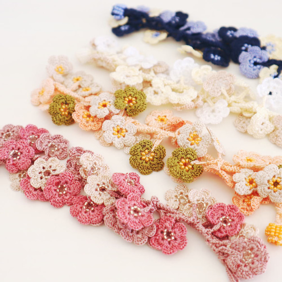 OYA crochet bracelet [Bijou MARY] Strawberry 第5張的照片