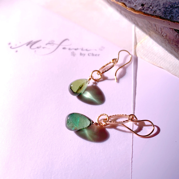 14kgf アパタイトのピアス