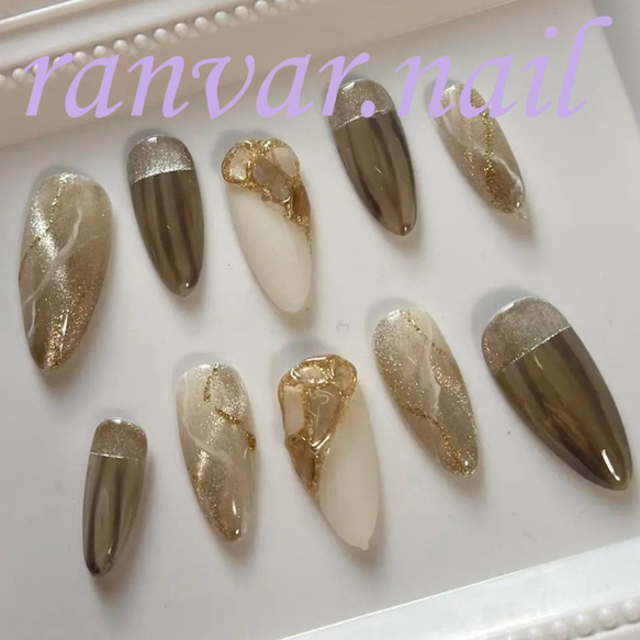 デザイン208 ネイルチップ（つけ爪） ranvar.nail 通販