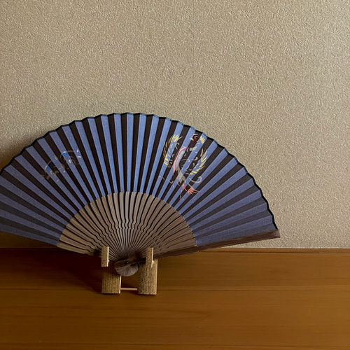 伝統工芸品】奈良扇子 絹張切抜扇子 鳳凰 男性用 【夏にピッタリ！全3