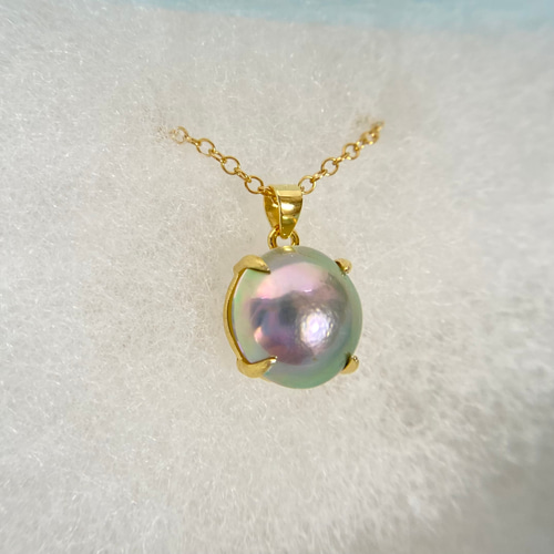 宮古島 人気店 DESLIE ハンドメイドジュエリー 孔雀アワビパールネックレス ハンドメイドジュエリー DESLIE（デズリー）｜宮古島でも都会