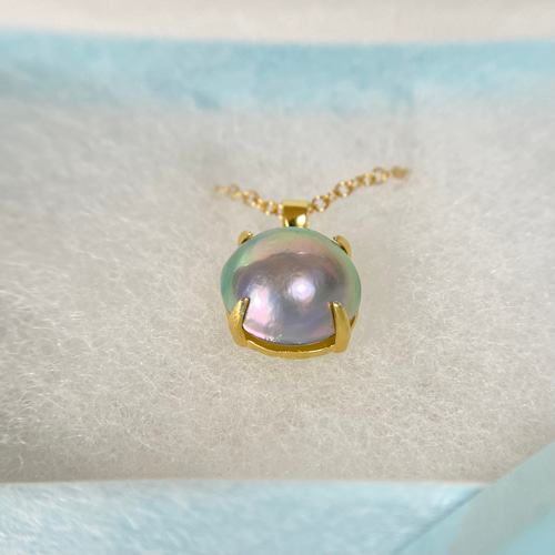 宮古島 人気店 DESLIE ハンドメイドジュエリー 孔雀アワビパールネックレス 宮古島 人気店 DESLIE ハンドメイドジュエリー 孔雀アワビパール