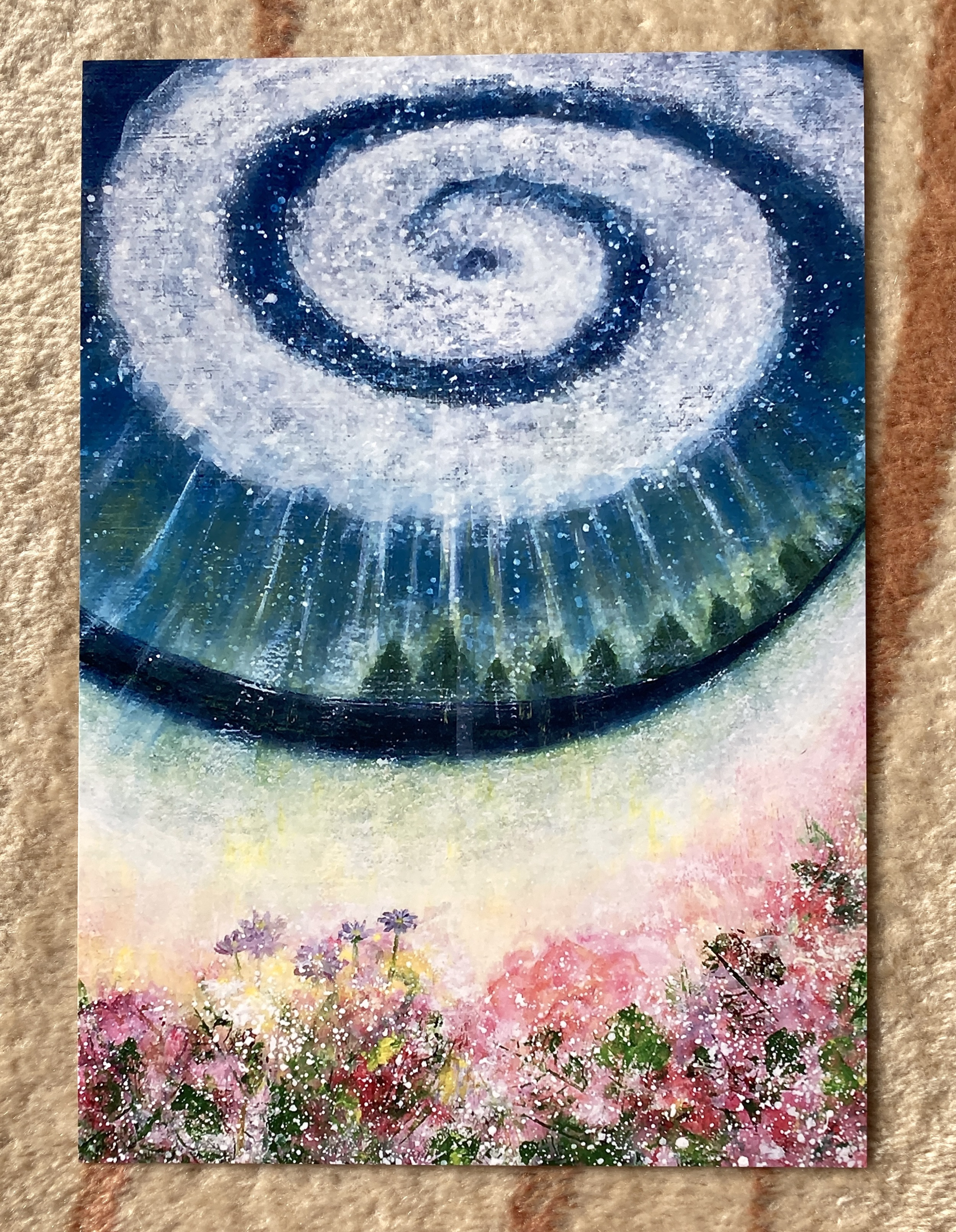 手描きアート 太陽と渦巻き 手描きアート 太陽と渦巻き