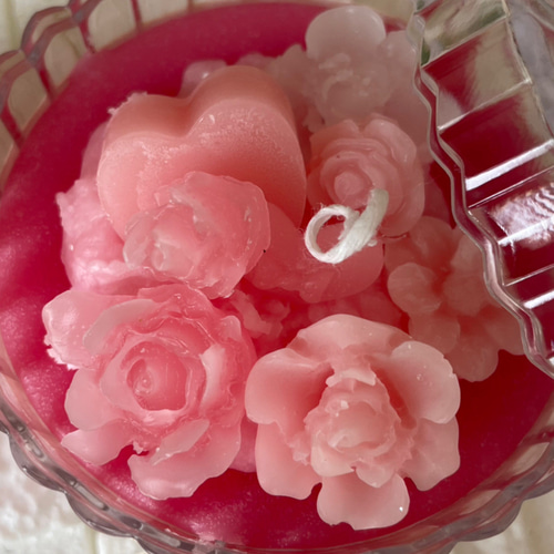 薔薇のキャンドル キャンドル・キャンドルホルダー C'est la vie