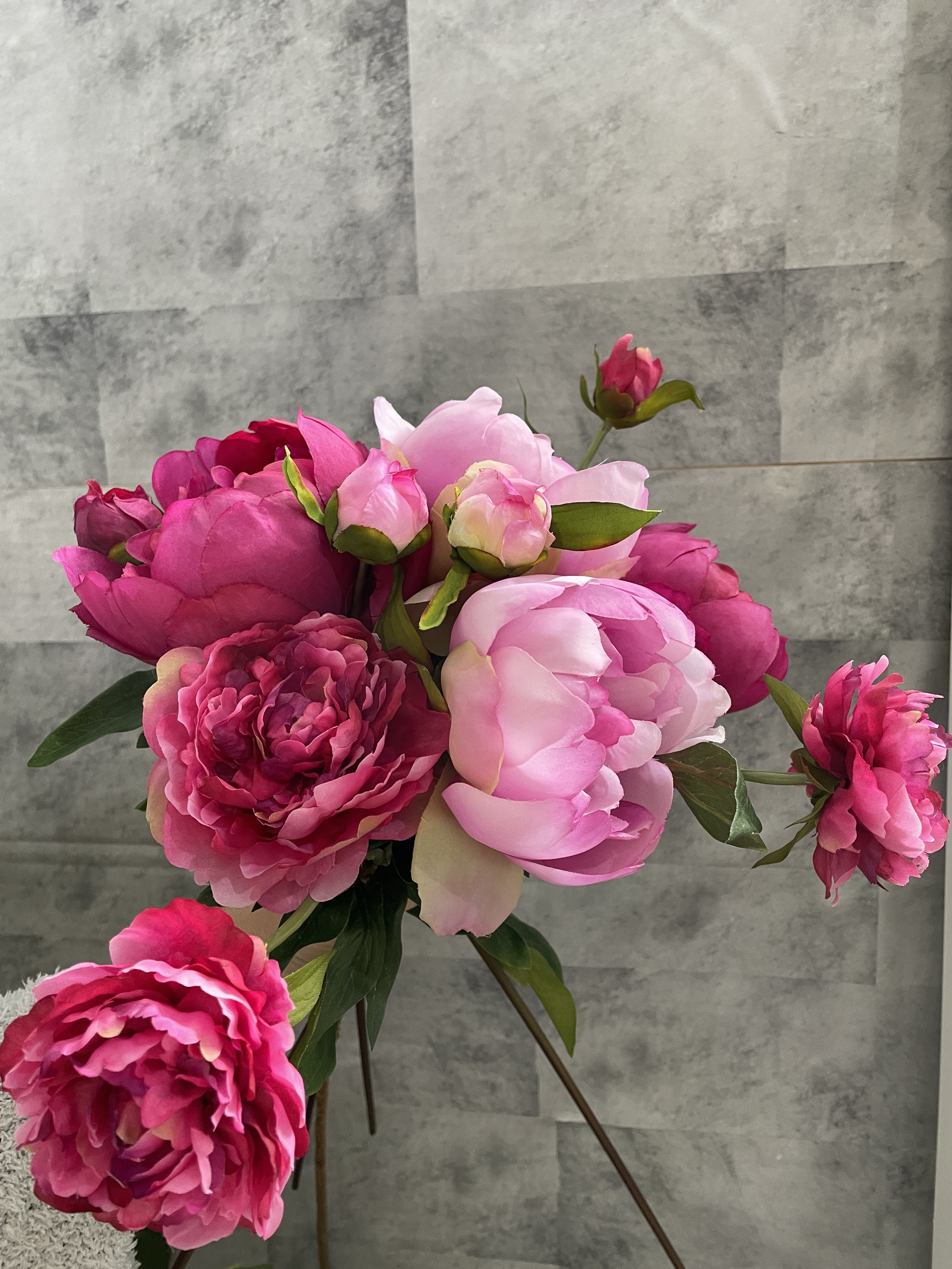 アートフラワーブーケ　ウエディングブーケ　アーティフィシャルフラワー　ナチュラルウエディング　春ブーケ