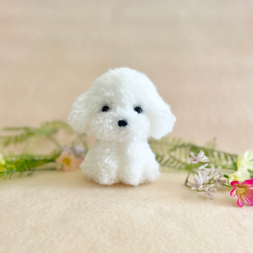 コリアンカット、プードルカットのポンポン 小（舌なし