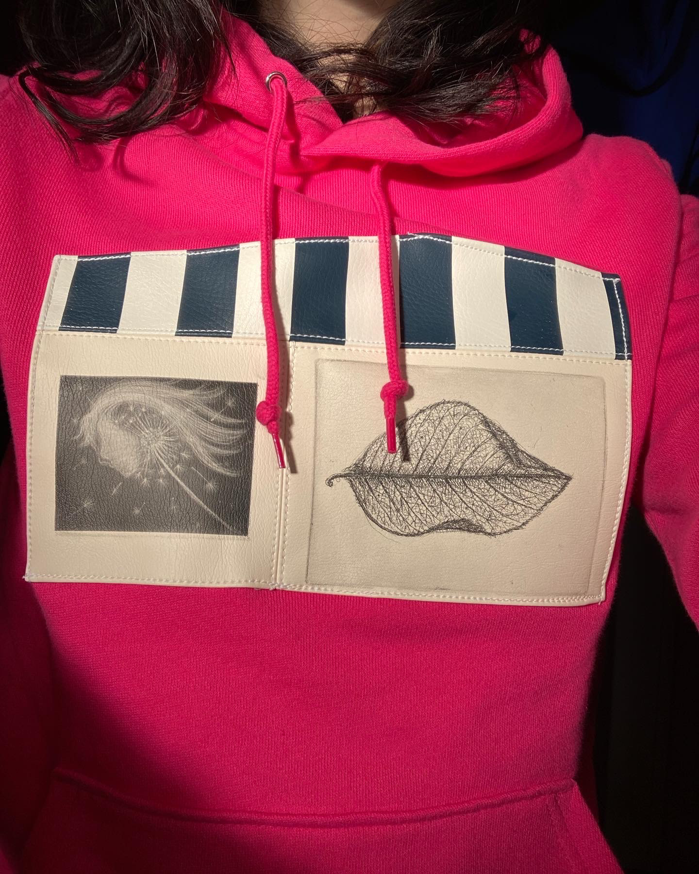 Art Sweatshirts-アートスウェットシャツーピンク