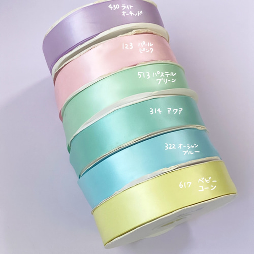 38mm 両面サテンリボン リボン・テープ m1m1 通販 15320896