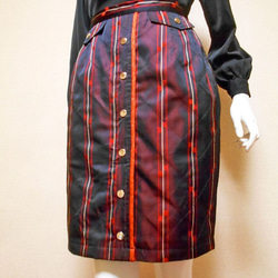 道行コートのタイトスカート Kimono Skirt WS-019/S-M 19枚目の画像