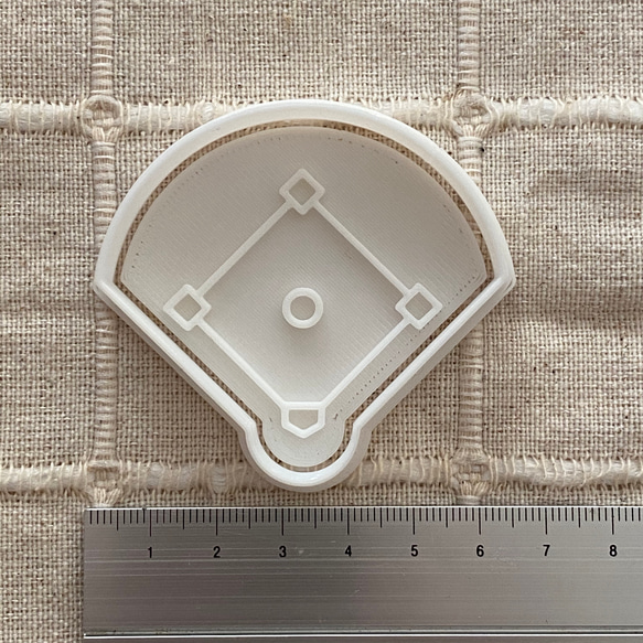 野球グランド ベース クッキー型 2枚目の画像