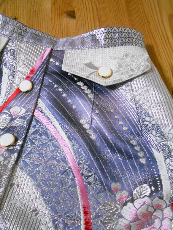 帯のタイトスカート Kimono Skirt WS-021/S-M 5枚目の画像