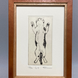 蛸の悪魔的従順 高見沢耳のジクレー版画作品 一点物の版画作品