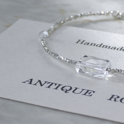 ❮再販×3❯ No. 56 カレンシルバー★ブレスレット (クリスタル × クリスタル) 3枚目の画像