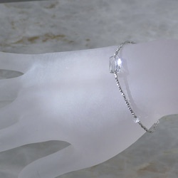 ❮再販×3❯ No. 56 カレンシルバー★ブレスレット (クリスタル × クリスタル) 4枚目の画像