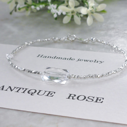 ❮再販×3❯ No. 56 カレンシルバー★ブレスレット (クリスタル × クリスタル) 6枚目の画像