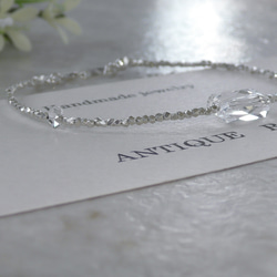 ❮再販×3❯ No. 56 カレンシルバー★ブレスレット (クリスタル × クリスタル) 5枚目の画像