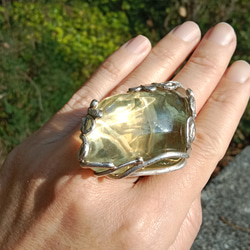 黃水晶手工銀戒 純銀戒指 ~ 「太陽」 ~Citrine Silver Ring 第14張的照片