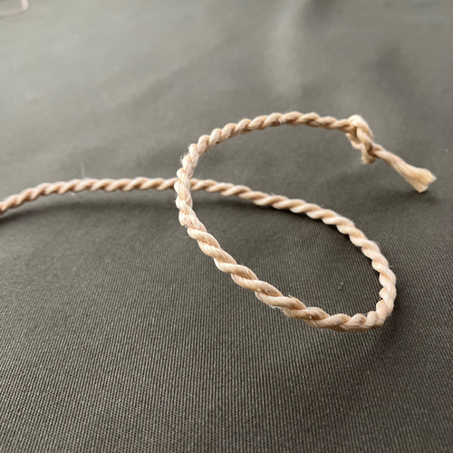 国産精麻 極太紐 60〜150cm】自然の祝福を纏う祈り紐｜強い存在感の淡