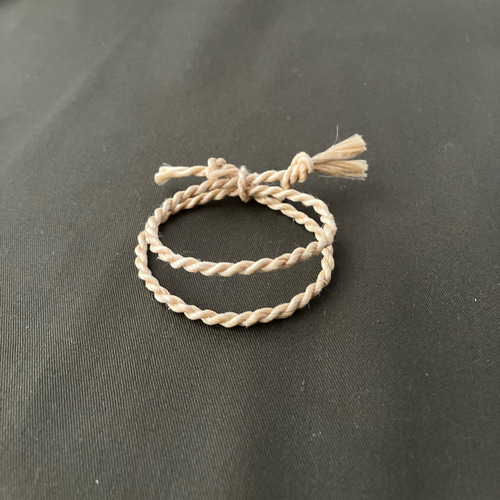 国産精麻 極太紐 60〜150cm】自然の祝福を纏う祈り紐｜強い存在感の淡