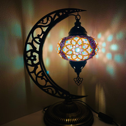 飾り部分が銅のハンドメイド♡トルコランプ♡スタンドライト 99b8ea8e4e6af18011d23388219cbd