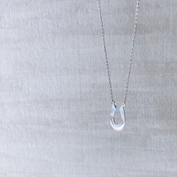 horse shoe necklace【silver925】シンプル　シルバー　シルバー925 馬蹄　ホースシュー 7枚目の画像