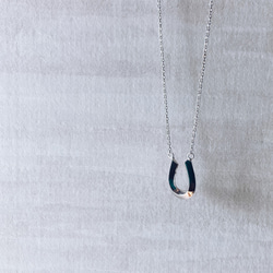 horse shoe necklace【silver925】シンプル　シルバー　シルバー925 馬蹄　ホースシュー 6枚目の画像