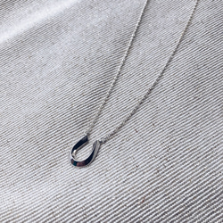 horse shoe necklace【silver925】シンプル　シルバー　シルバー925 馬蹄　ホースシュー 8枚目の画像