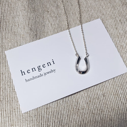 horse shoe necklace【silver925】シンプル　シルバー　シルバー925 馬蹄　ホースシュー 18枚目の画像