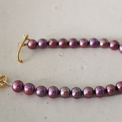 14KGF pearl set　pierce＆bracelet[kgf5098] 6枚目の画像