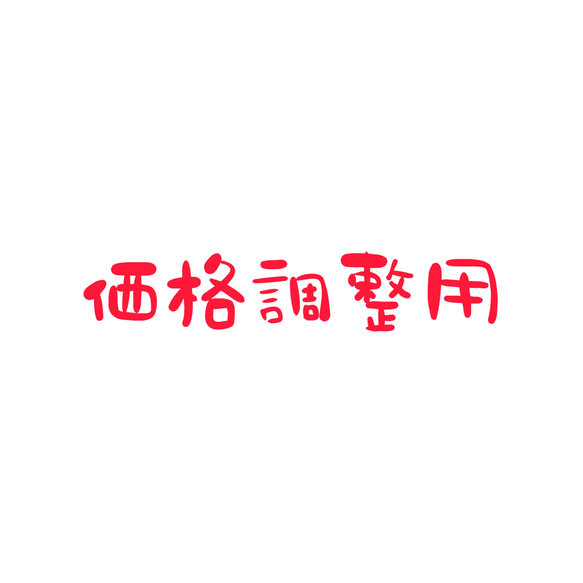 追加のお支払い用（当店ご利用のお客様専用） 1枚目の画像