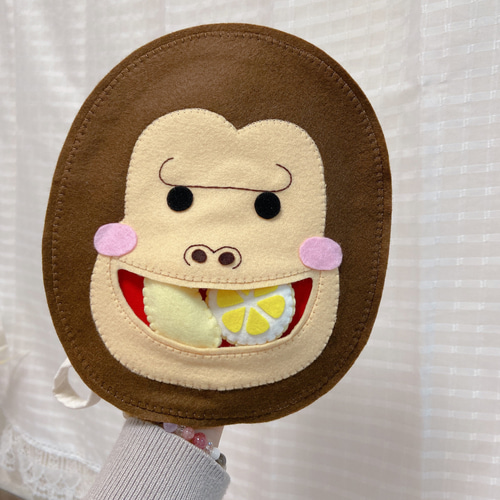 くいしんぼうのゴリラ ♡ ミトンシアター 手袋シアター おもちゃ