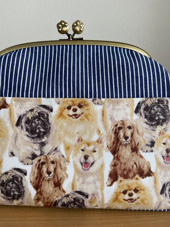 犬柄・がま口ショルダーbag！ 2枚目の画像